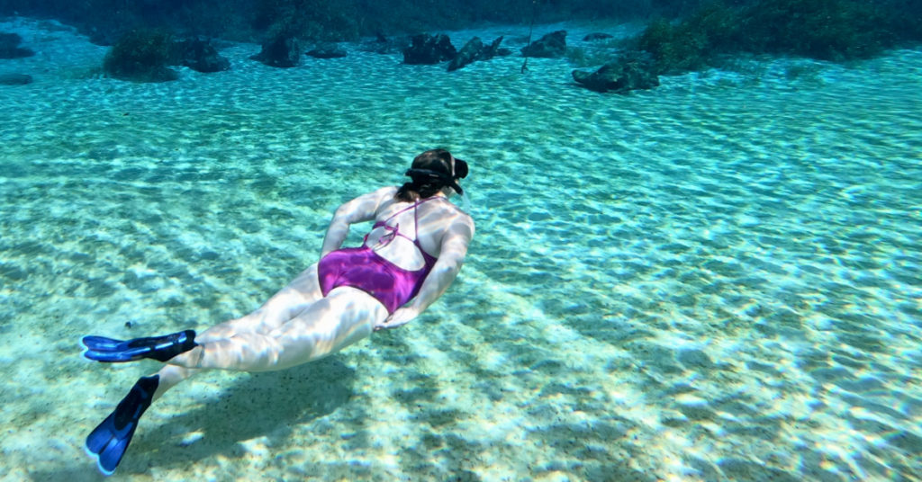 Crystal clear water in Rainbow Springs. Photo: unofficialflorida.com.