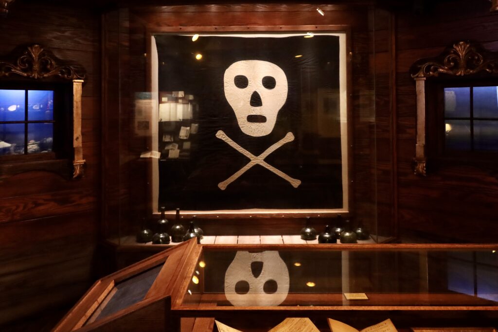 Jolly Roger Flag at St. Augustine Pirate & Treasure Museum - Things to Do in St. Augustine - unofficialflorida.com.